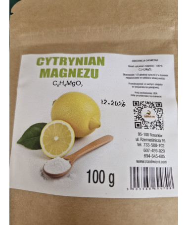 Cytrynian magnezu 100g